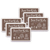 Just for Kids® Ink Pad, Brown, Pack of 6