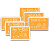 Just for Kids® Ink Pad, Orange, Pack of 6
