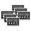 Just for Kids® Washable Ink Pad, Black, Pack of 6