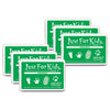 Just for Kids® Washable Ink Pad, Green, Pack of 6