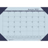 Academic Ecotones Calendar Desk Pad, Orchid Paper-Cordovan Holder, Pack of 2