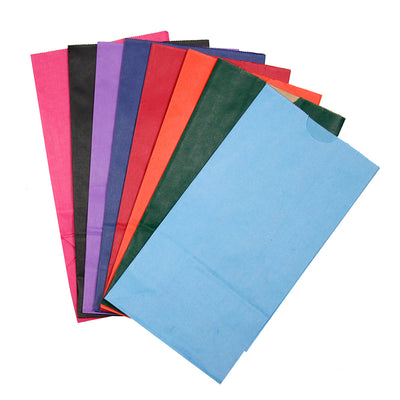 Bright Assorted Bags, 6" x 3 1-2" x 11", Pack of 28