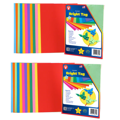 Bright Tag, 8.5" x 11", 48 Sheets Per Pack, 2 Packs