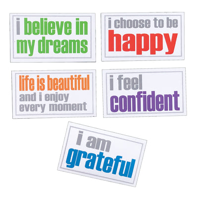 Confidence Magnets, 5 Per Pack, 2 Packs