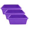 Cubbie Tray, Purple, Pack of 3