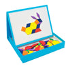 Rainbow Pattern Blocks, Magnetic, Assorted Colors, 100 Pieces