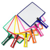 Customizable Handheld Whiteboards with Clear Dry Erase Sleeves & Markers, Class Set of 24