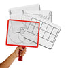 Customizable Handheld Whiteboards with Clear Dry Erase Sleeves & Markers, Class Set of 36
