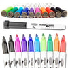 Dry Erase Student Markers with Erasers, Fine Point, Assorted Colors, Pack of 10