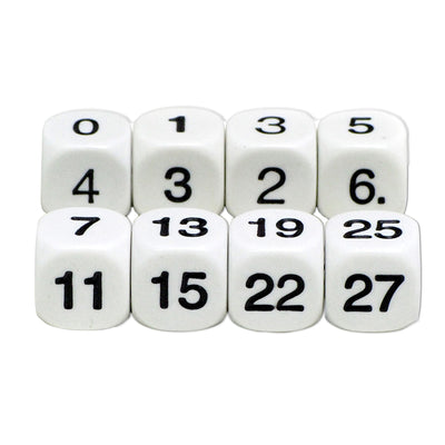 Math Numbers Dice, 6 Sets