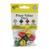 Place Value Dice, 2 Sets of 4 10-Sided Dice Per Pack, 6 Packs