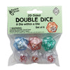 20-Sided Double Dice Set, 6 Per Pack, 3 Packs
