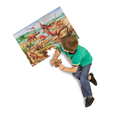 Dinosaurs Floor Puzzle, 24" x 36", 48 Pieces