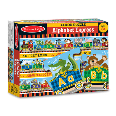 Alphabet Express Floor Puzzle, 10' x 6-1-2", 27 Pieces