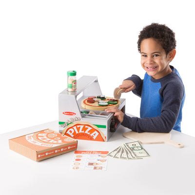 Top & Bake Pizza Counter - Wooden Play Food