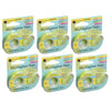 Removable Highlighter Tape, Yellow, Pack of 6