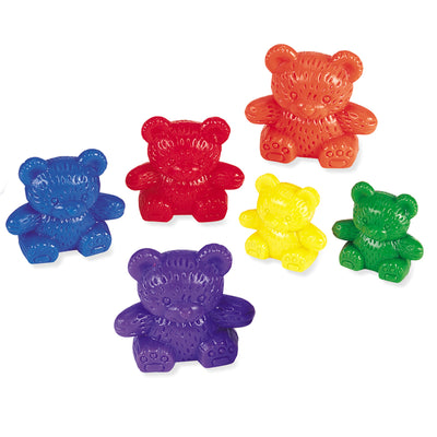 Three Bear Family® Rainbow™ Counters, Set of 96