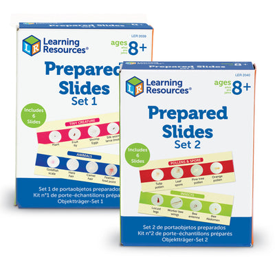 Prepared Slides Bundle: Set I & II, Pack of 12