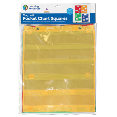Magnetic Pocket Chart Squares, Pack of 4