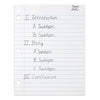 Magnetic Demonstration Notebook Paper, 22" x 28"