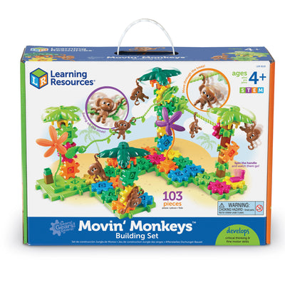 Gears! Gears! Gears!® Movin' Monkeys™ Building Set, 103 Pieces