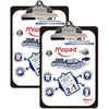 Dry Erase Clipboard, Pack of 2