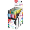 Graph'Peps 0.4mm Fine Felt Tipped Pens, Pack of 20