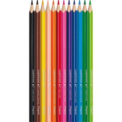 Color'Peps Triangular Colored Pencils, School Pack of 240