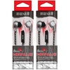 Bass13™ Metallic Earbuds with Mic & Volume Control, Pack of 2