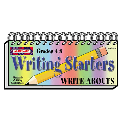 Writing Starters Write-Abouts, Grade 4-8, Pack of 2