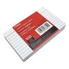 Index Cards, Ruled, 3" x 5", 100 Per Pack, 12 Packs