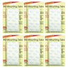 Removable Mounting Tabs, 1-2" x 1-2", 160 Per Pack, 6 Packs