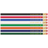 No. 2 Wood Case Hex Pencil, Assorted Colors, 12 Per Pack, 12 Packs