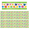 All Around the Board Trimmer, Watercolor Hearts, 43' per Pack, 6 Packs