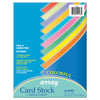 Colorful Card Stock, 10 Assorted Colors, 8-1-2" x 11", 50 Sheets Per Pack, 3 Packs