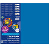 Construction Paper, Blue, 12" x 18", 50 Sheets Per Pack, 5 Packs