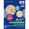 Drawing Paper, Manila, Standard Weight, 9" x 12", 50 Sheets Per Pack, 12 Packs
