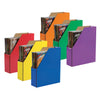 Magazine Holders, 6 Assorted Colors, 12-3-8"H x 3-1-8"W x 10-1-4"D, 6 Holders