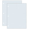 Graphing Paper, White, 2-sided, 1-4" Quadrille Ruled 8-1-2" x 11", 500 Sheets Per Pack, 2 Packs