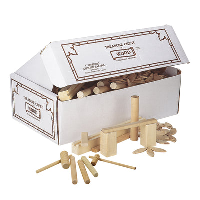 Treasure Chest of Wood, Assorted Shapes & Sizes, 10 lb.