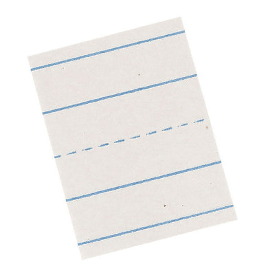 Newsprint Handwriting Paper, Picture Story, 7-8" x 7-16" x 7-16" Ruled Long, 18" x 12", 500 Sheets