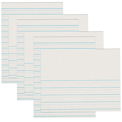 Newsprint Handwriting Paper, Skip-A-Line, Grades 2-3, 1-2" x 1-4" x 1-4" Ruled Short, 8-1-2" x 11", 500 Sheets Per Pack, 3 Packs