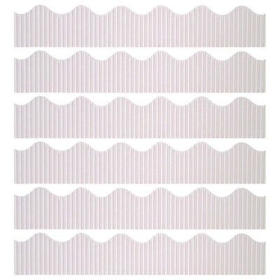Decorative Border, White, 2-1-4" x 50', 6 Rolls