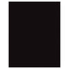 Premium Coated Poster Board, Black, 22" x 28", 25 Sheets