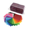 Deluxe Bleeding Art Tissue Squares, 25 Assorted Colors, 1-1-2" x 1-1-2", 2500 Squares