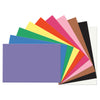 Construction Paper, 10 Assorted Colors, 12" x 18", 50 Sheets Per Pack, 5 Packs