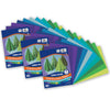 Construction Paper, Cool Assorted, 9" x 12", 150 Sheets Per Pack, 3 Packs