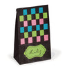 Mini Kraft Bag, Assorted Bright Colors, 4-1-8" x 2-5-8" x 8", 28 Per Pack, 3 Packs