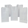 Kraft Bag, White, 7-1-8" x 4-3-8" x 14", 50 Bags