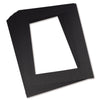 Pre-Cut Mat Frames, 11.5" x 16.75" Frame, 8" x 10.75" Window, Black, Pack of 12